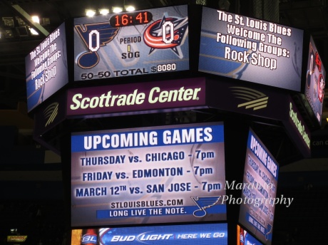 The Scoreboard before the game.